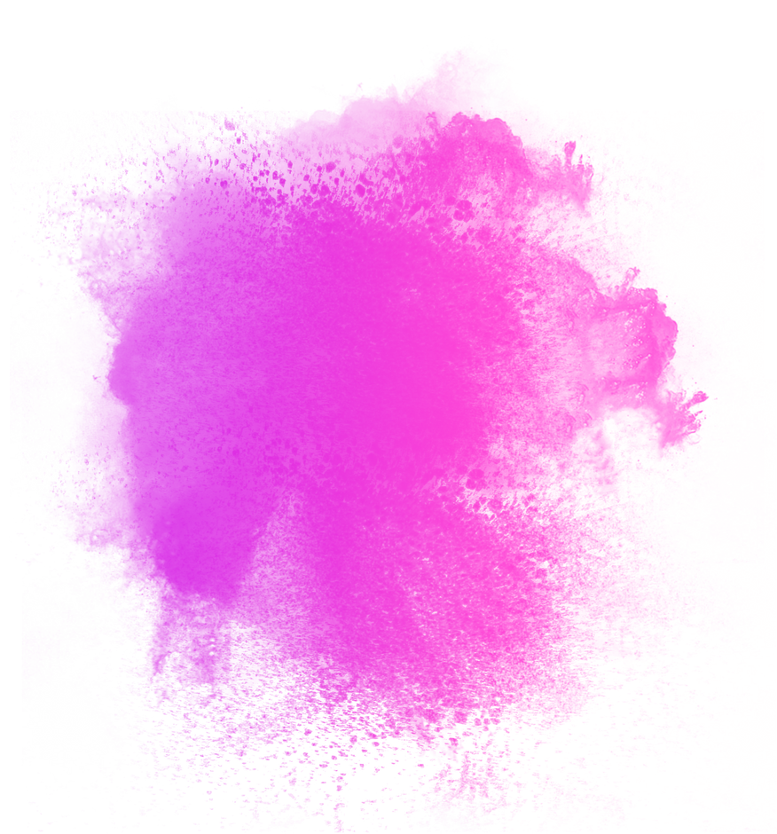 Abstract piece of coloured powder