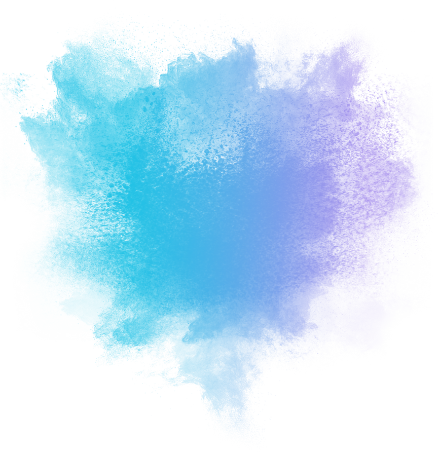 Abstract piece of coloured powder